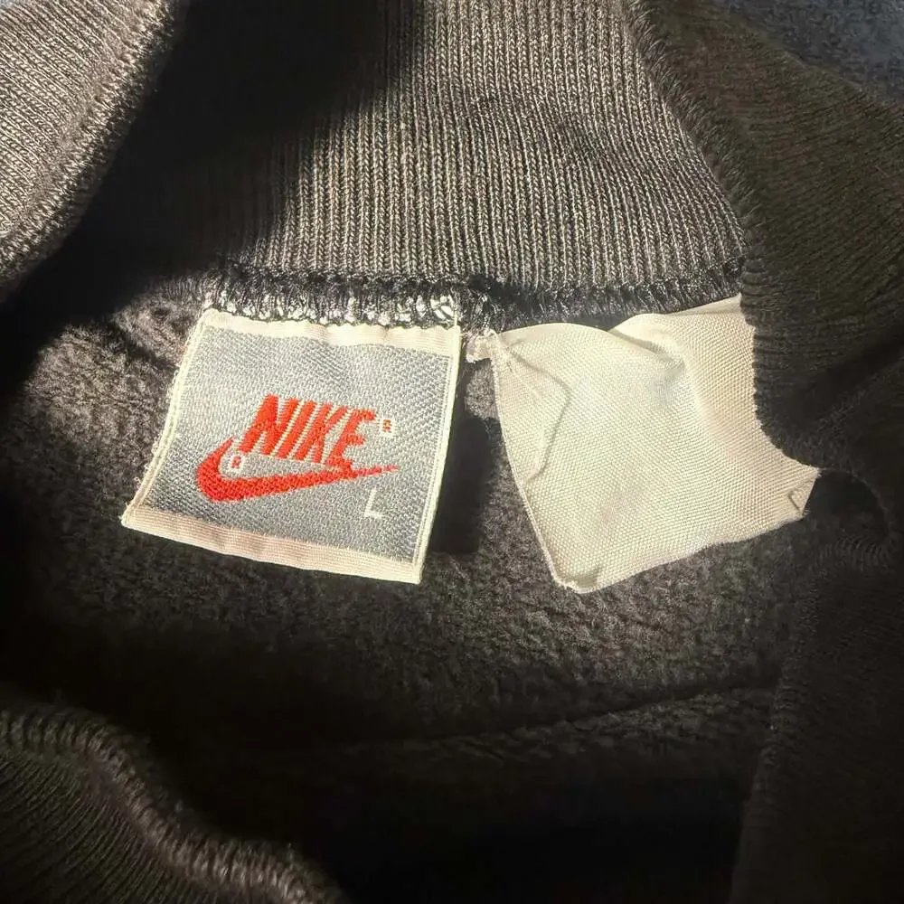 Nike Vintage 90s/Y2K Nike Swoosh Logo Turtleneck  Sweatshirt Brown Size L
